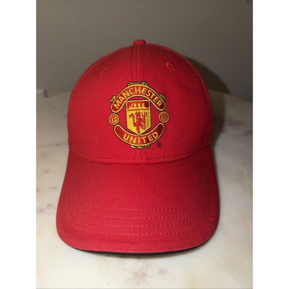 Vintage MLS Manchester United Strapback Cap Hat 90s Soccer - Picture 1 of 9